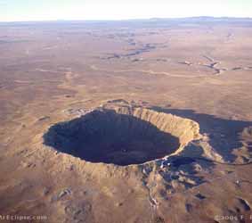 Arizona impact crater