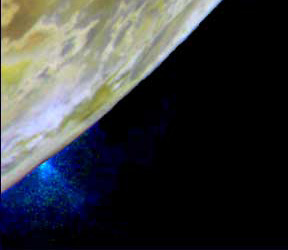Volcanic plume io