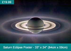 saturn eclipse poster