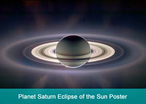 saturn eclipse poster