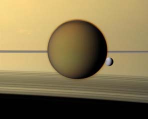titan and dione