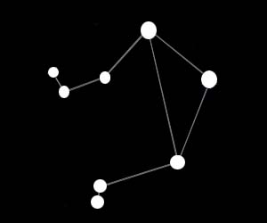 Easy Libra Constellation Drawing.